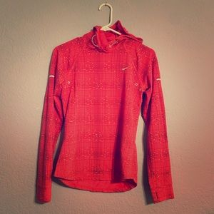 Nike red dry fit top